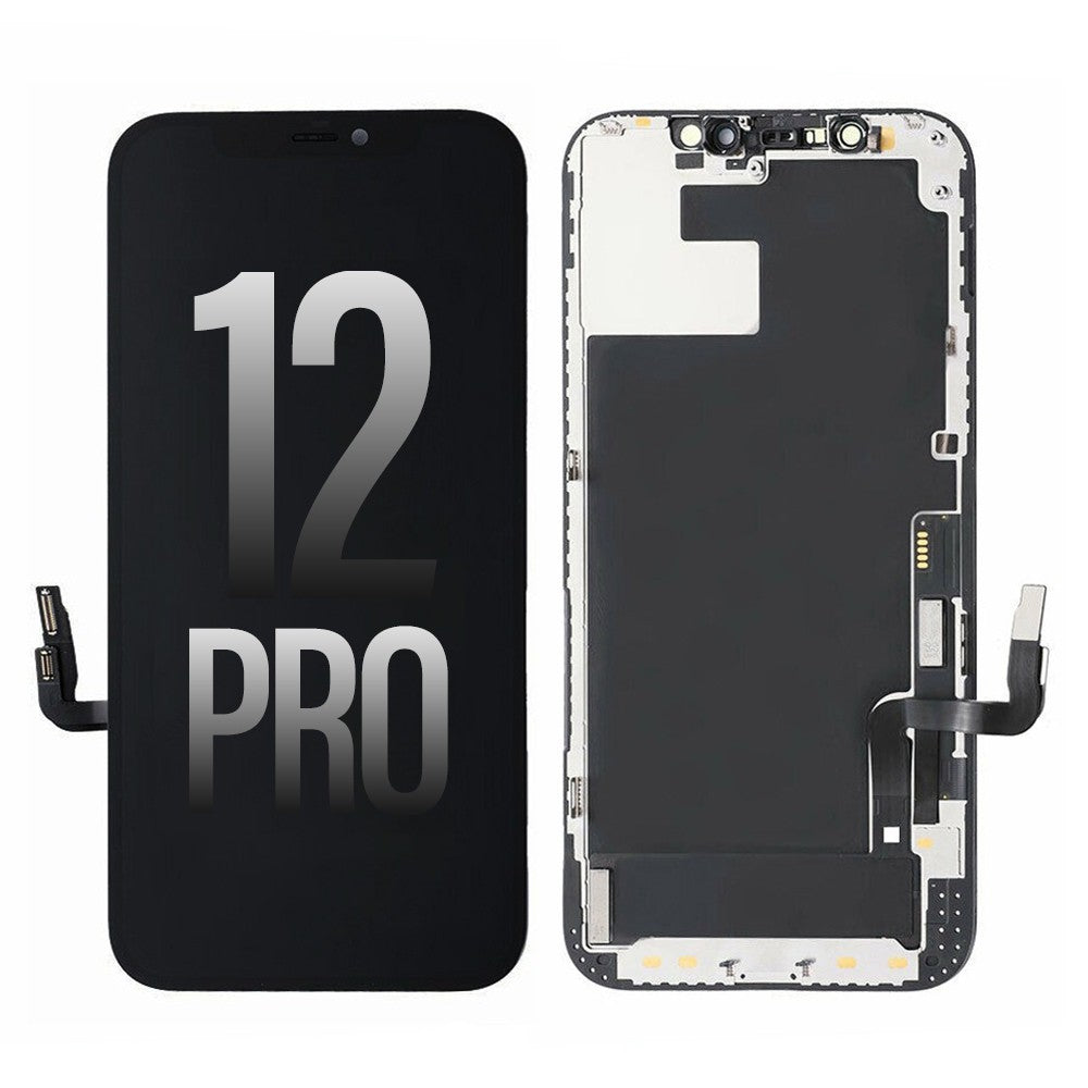 OLED Assembly for iPhone 12 / 12 Pro Screen Replacement (Compatible for IC chip transfer) OLED Assembly for iPhone 12 / 12 Pro Screen Replacement (Compatible for IC chip transfer)